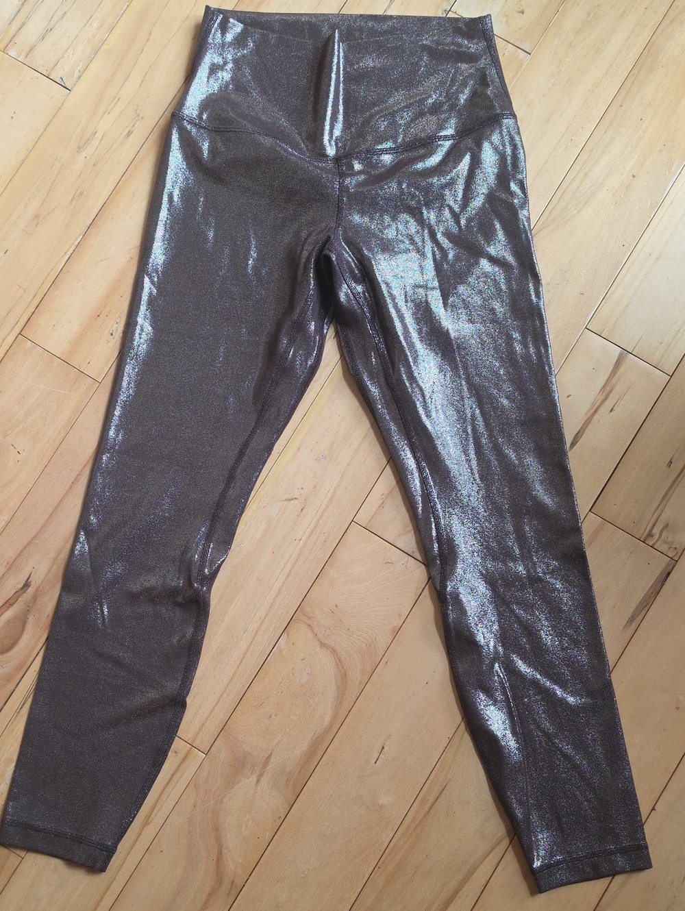 High-Waist Lululemon Metallic Brown Women’s Leggings